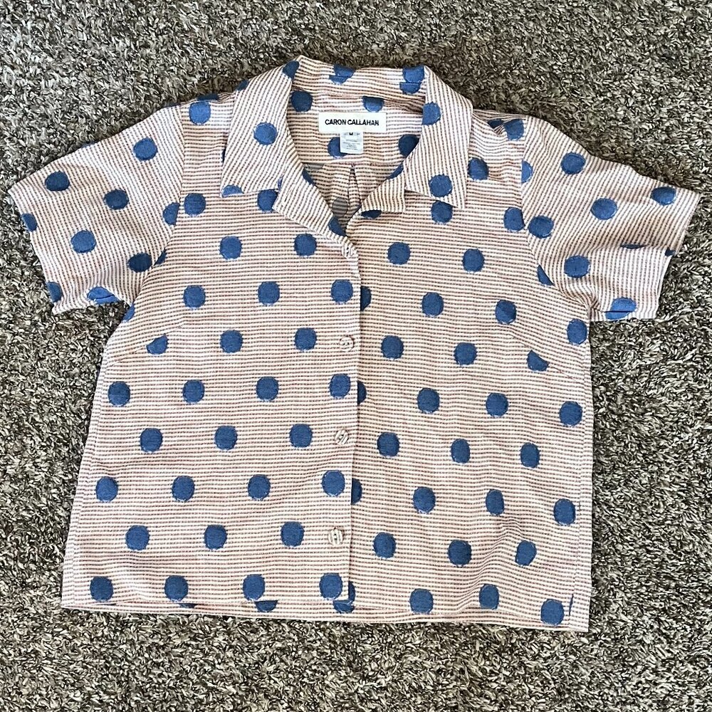 Caron Callahan Johanson Shirt Coast Clip Dot - Picture 2 of 6